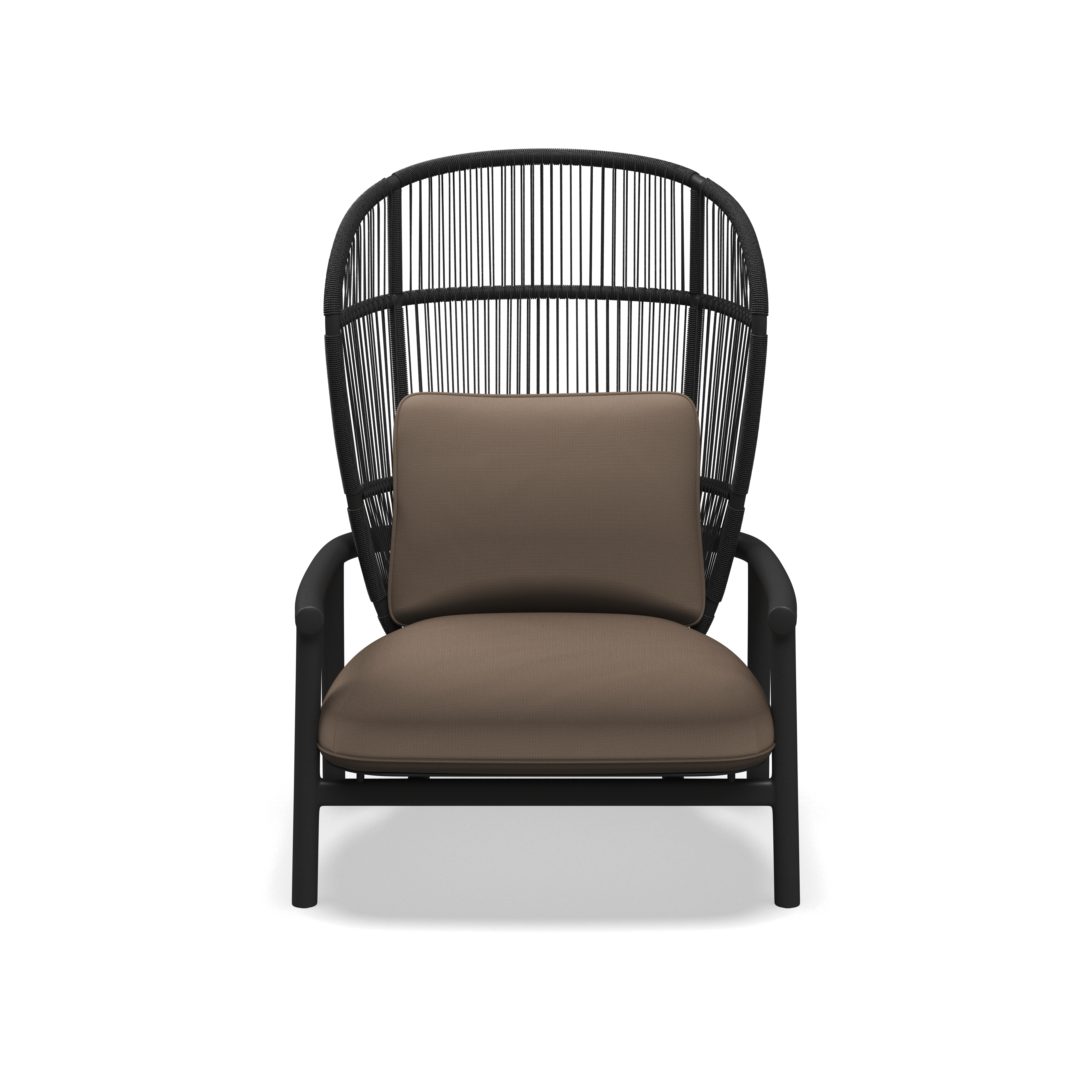 Gloster Fern Aluminium High Back Lounge Chair