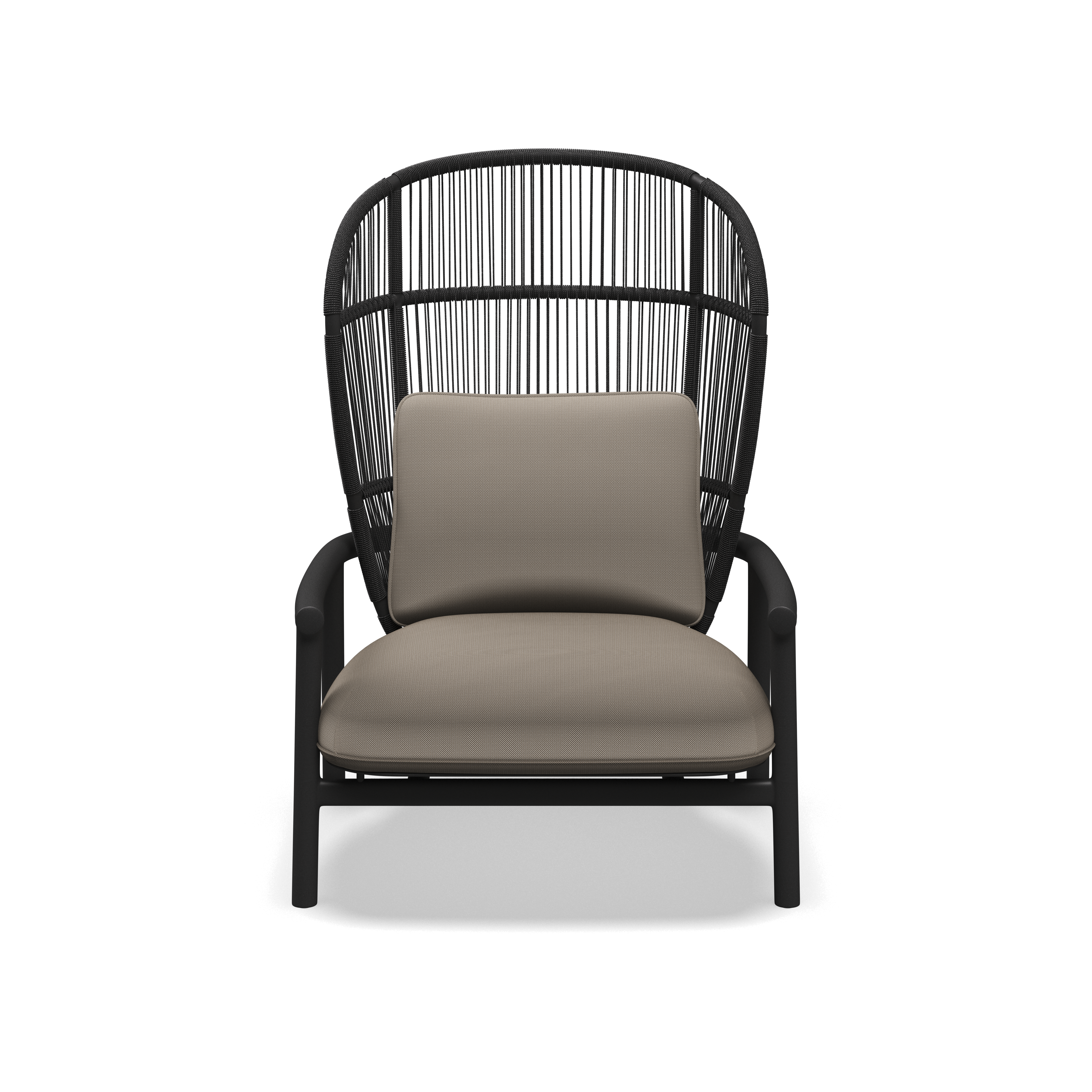 Gloster Fern Aluminium High Back Lounge Chair