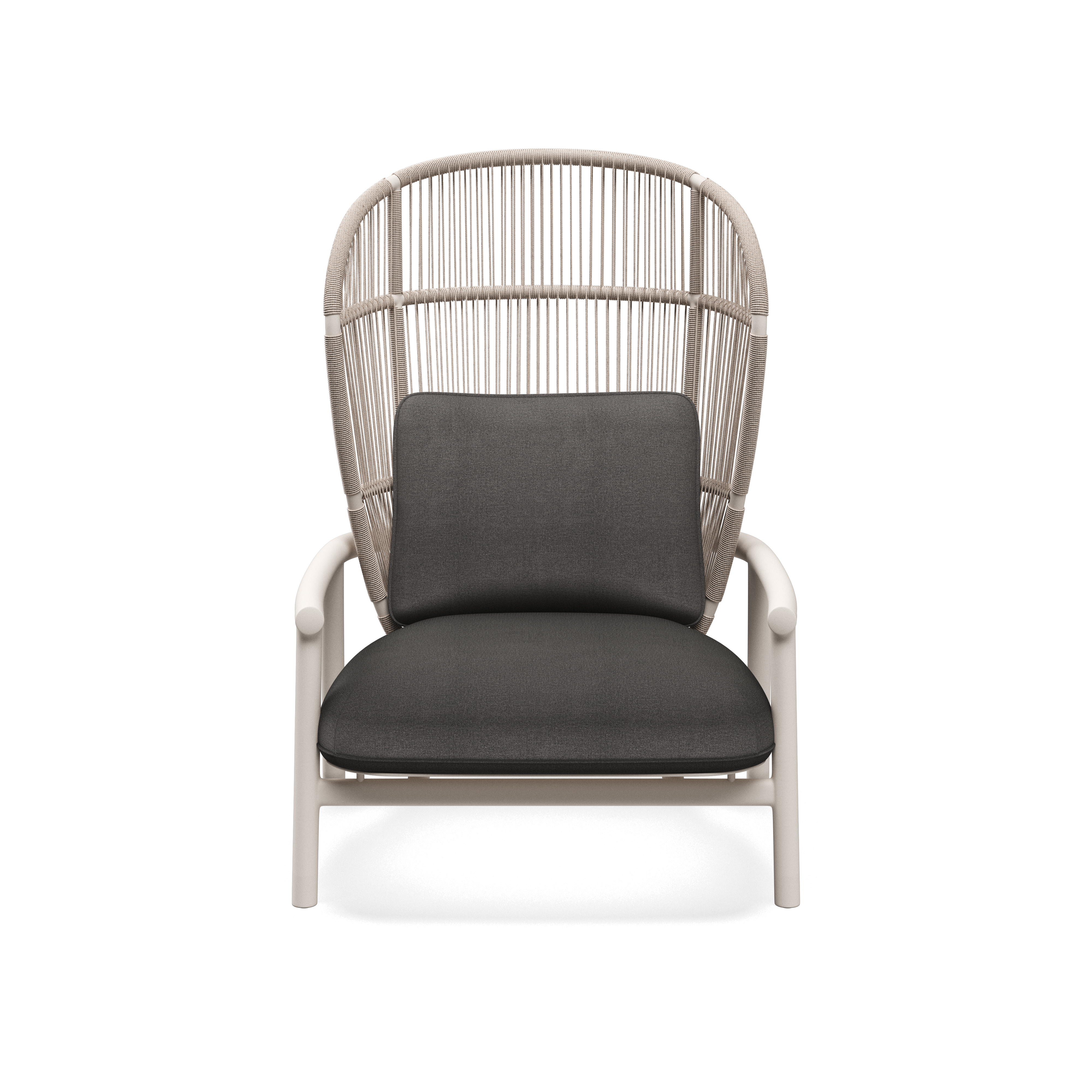 Gloster Fern Aluminium High Back Lounge Chair