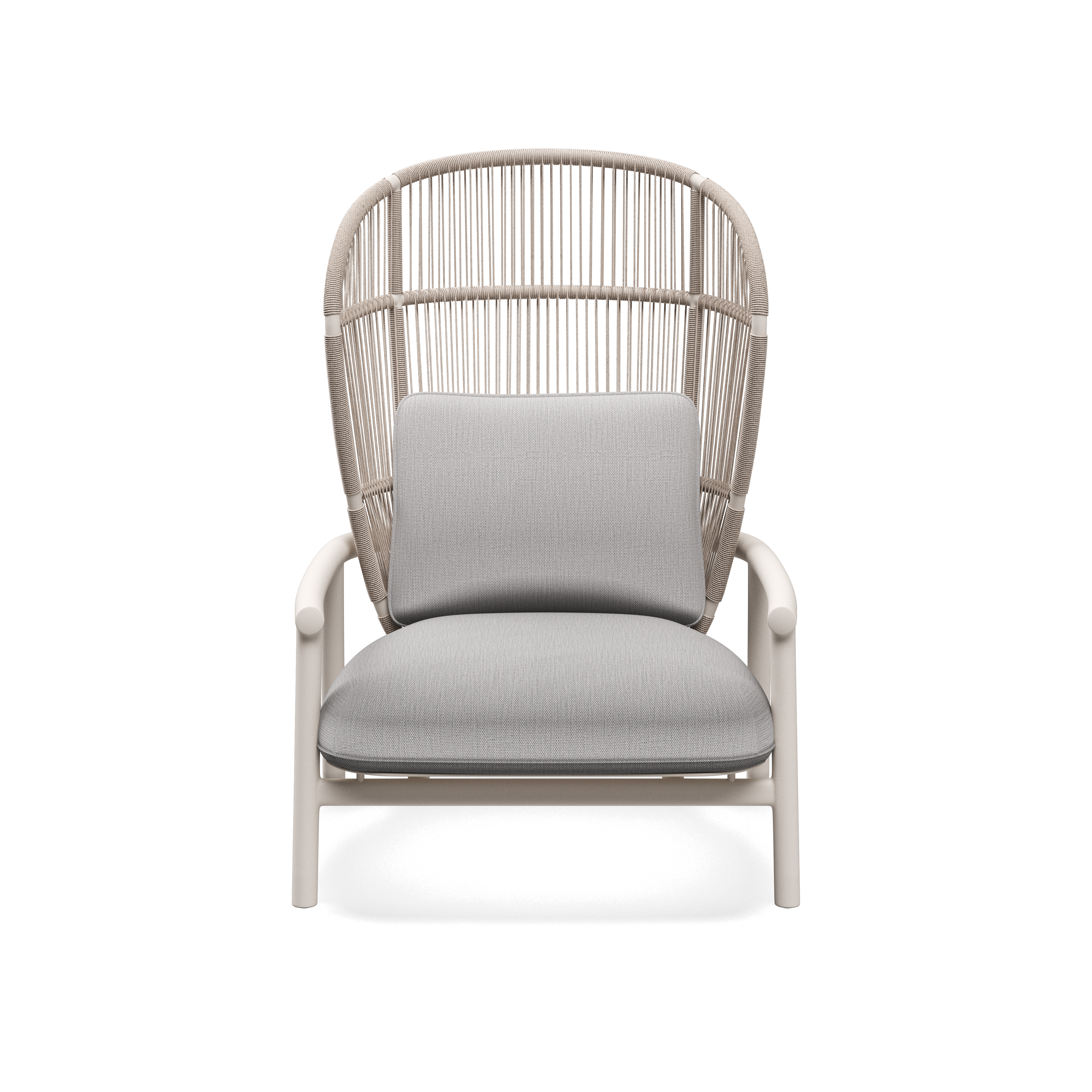 Gloster Fern Aluminium High Back Lounge Chair