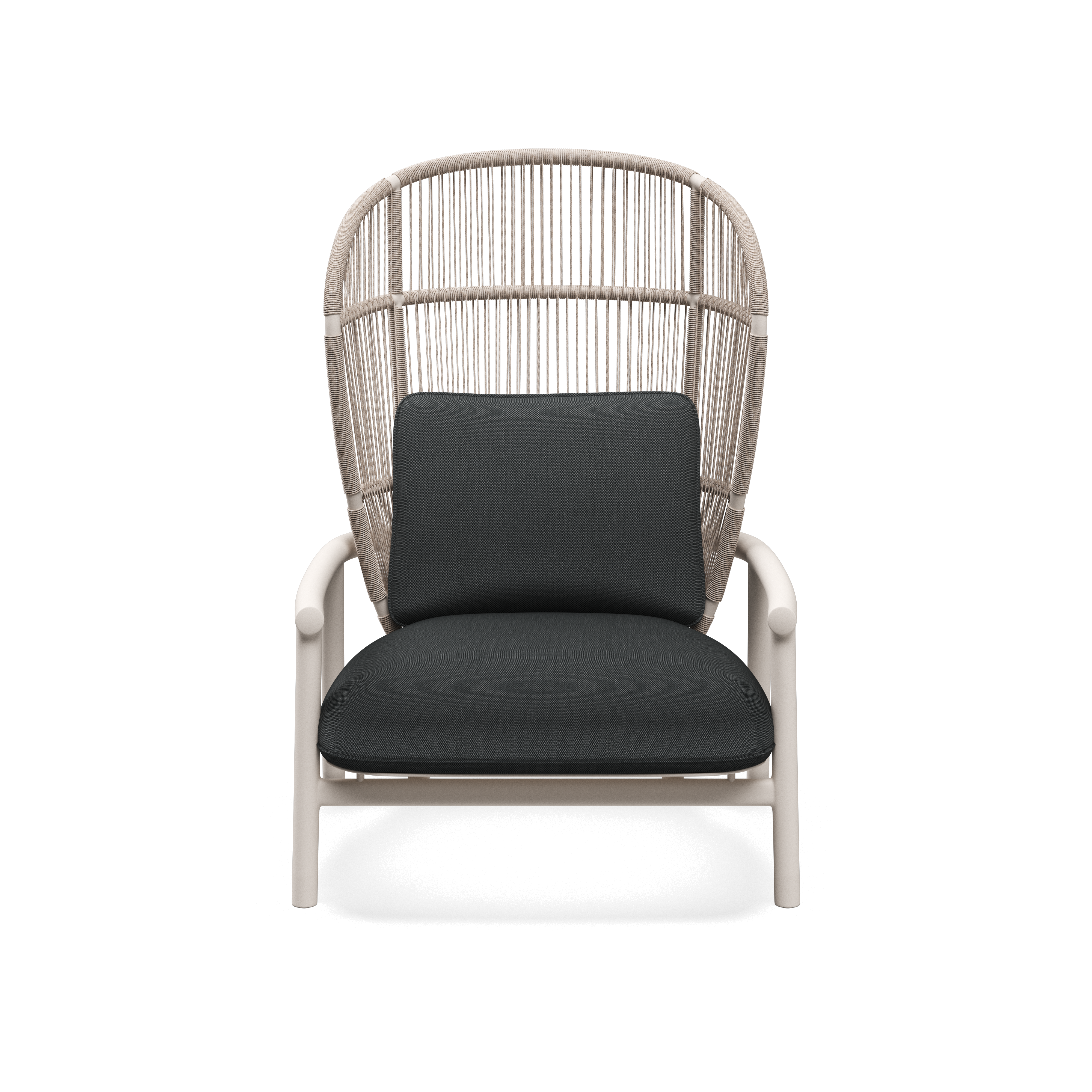 Gloster Fern Aluminium High Back Lounge Chair
