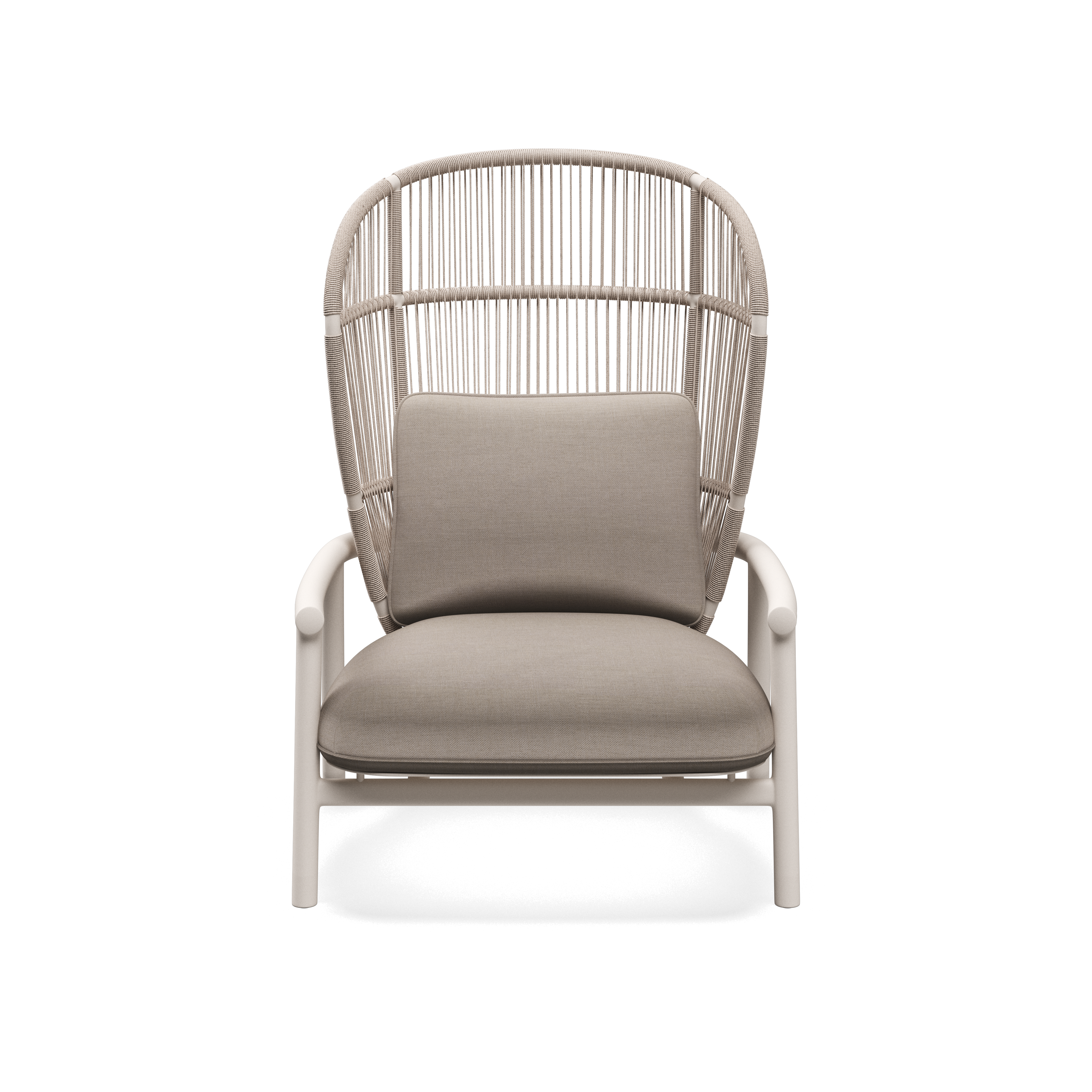 Gloster Fern Aluminium High Back Lounge Chair