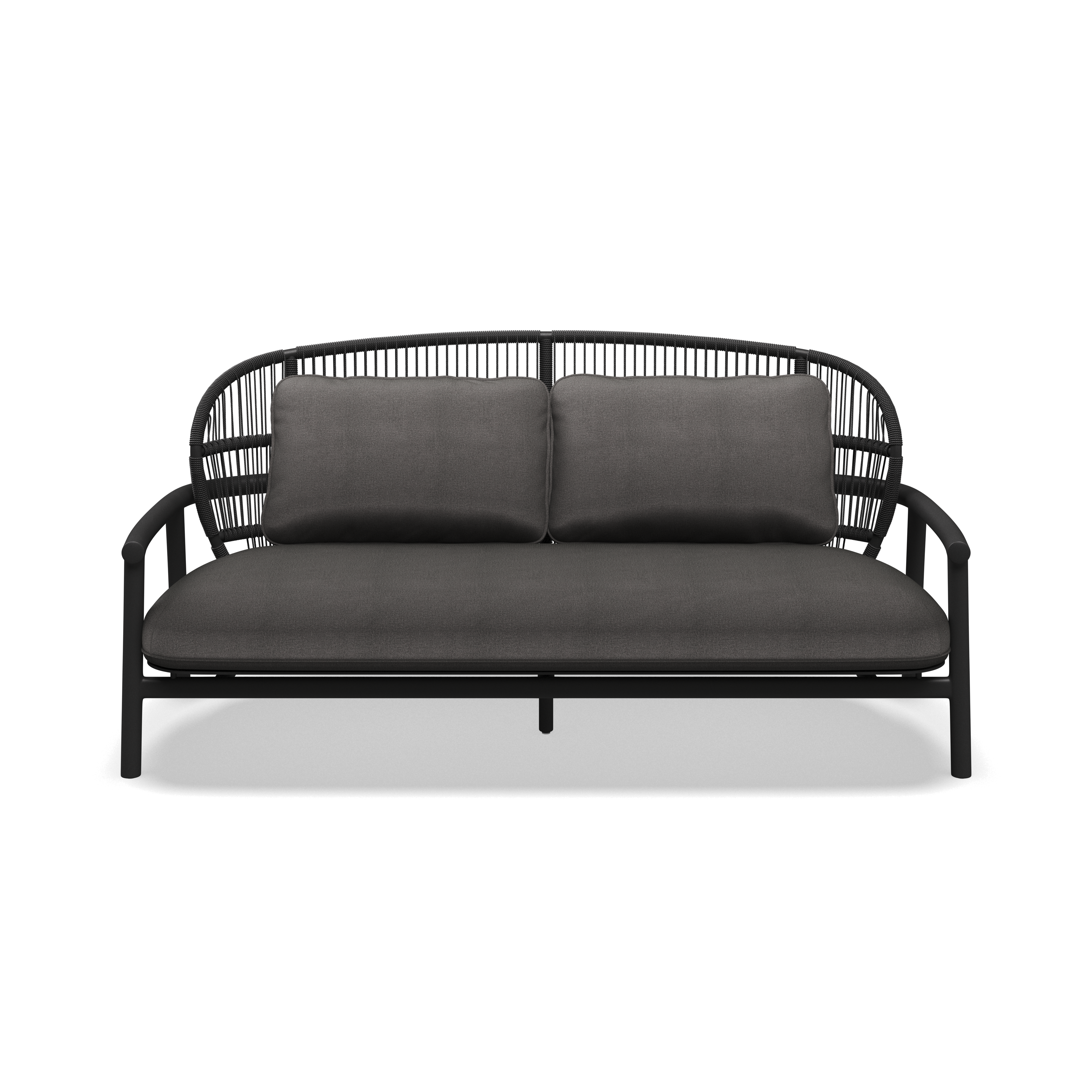 Gloster Fern Aluminium Low Back 2-Seater Sofa