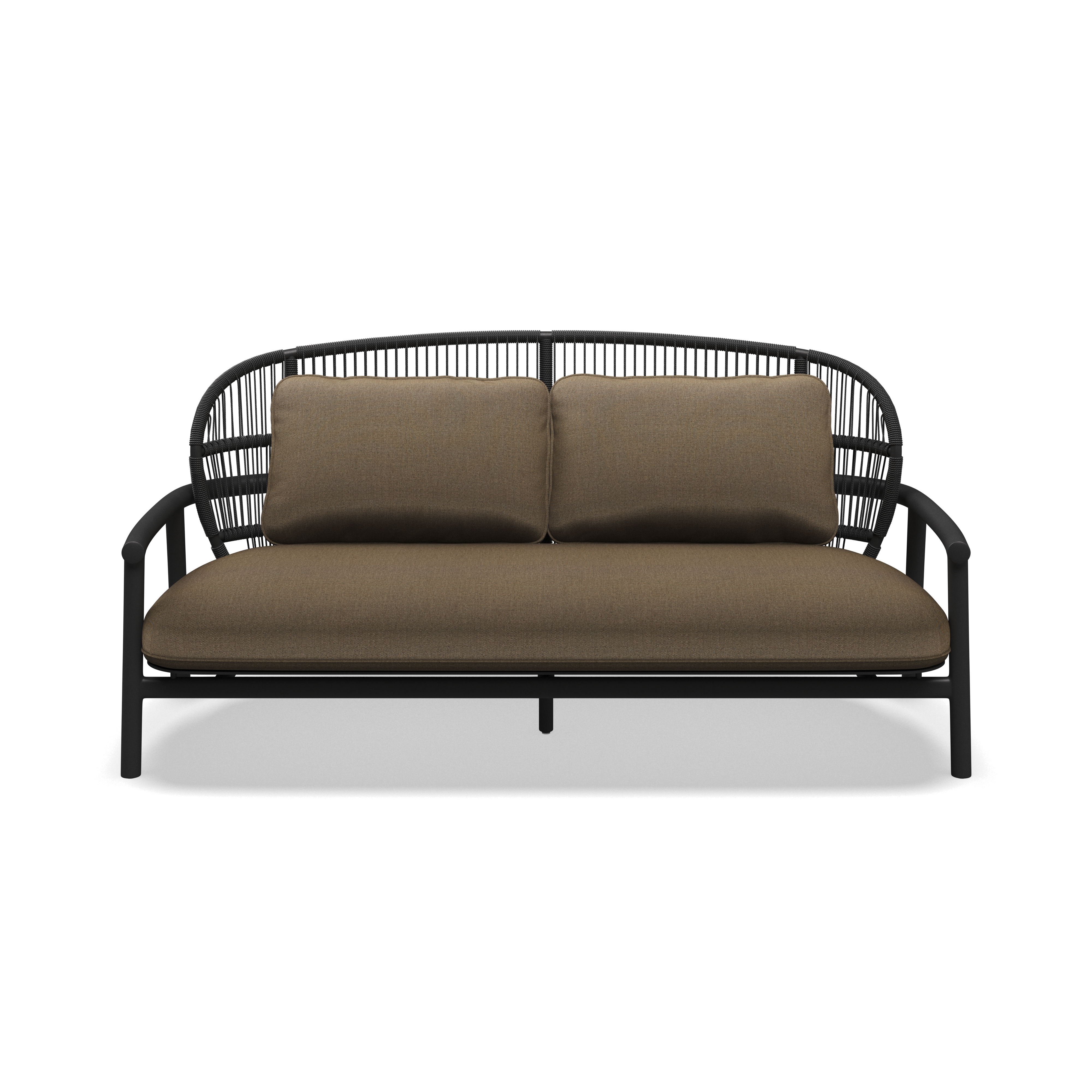 Gloster Fern Aluminium Low Back 2-Seater Sofa