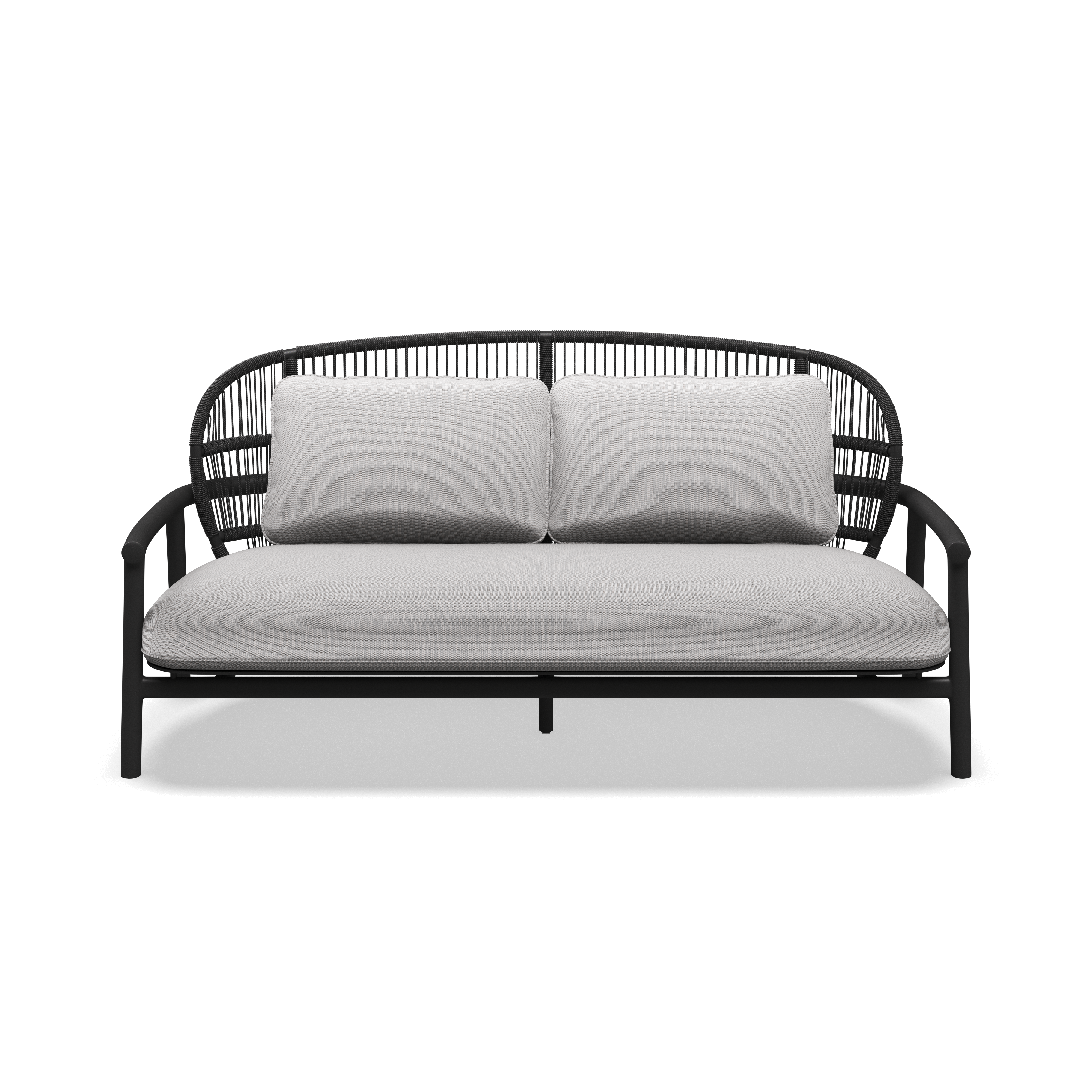 Gloster Fern Aluminium Low Back 2-Seater Sofa