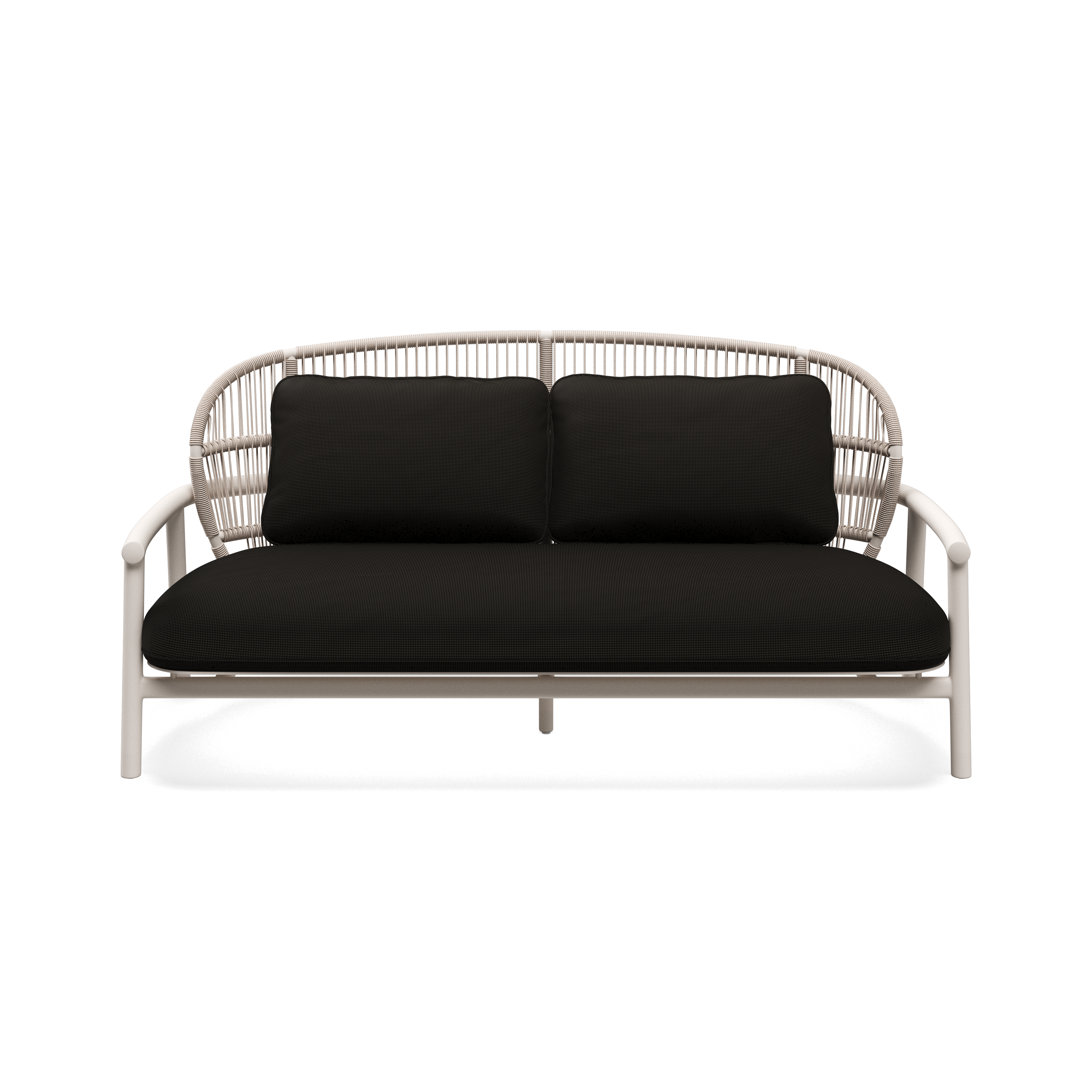 Gloster Fern Aluminium Low Back 2-Seater Sofa