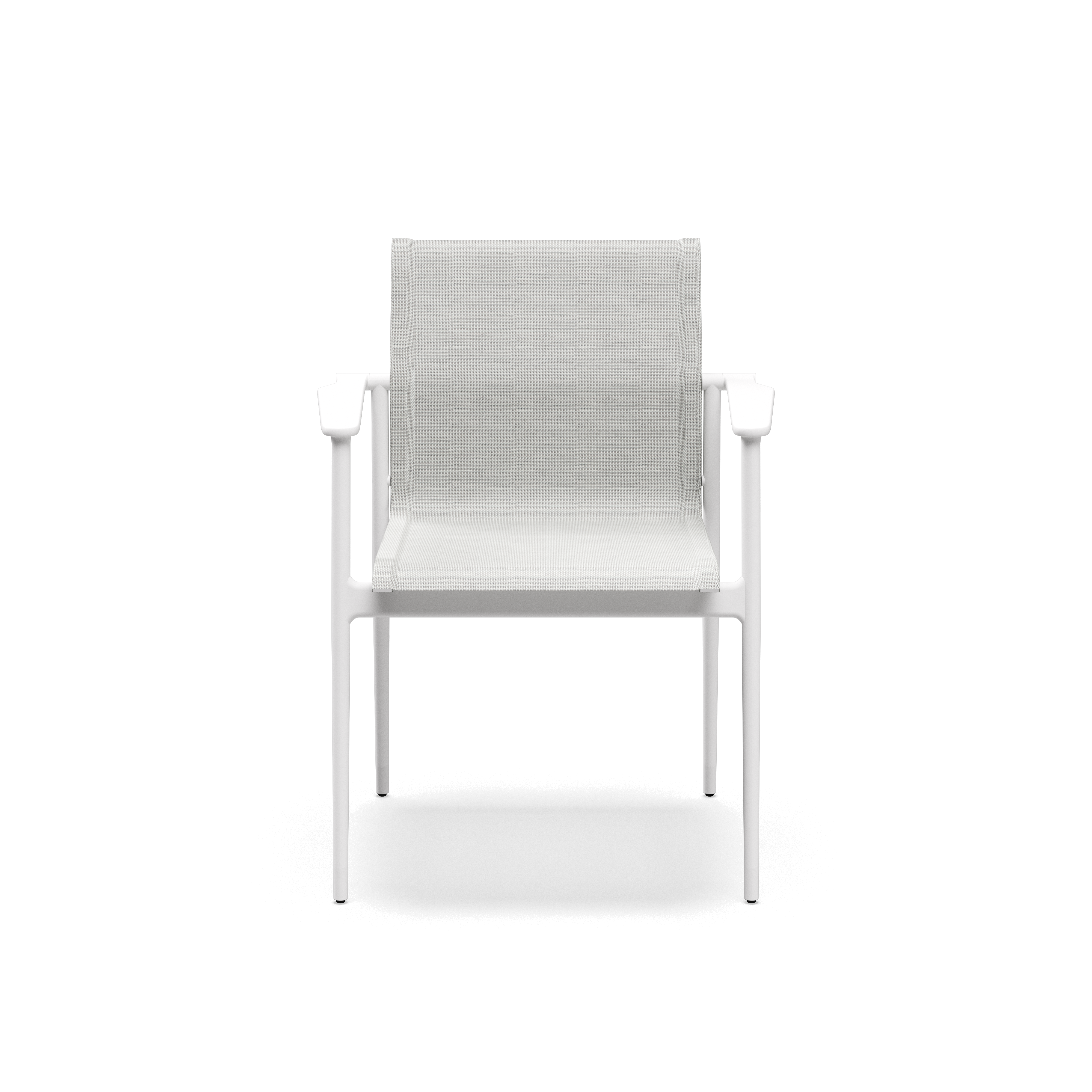 Gloster 180 Stacking Chair with Aluminium Arms