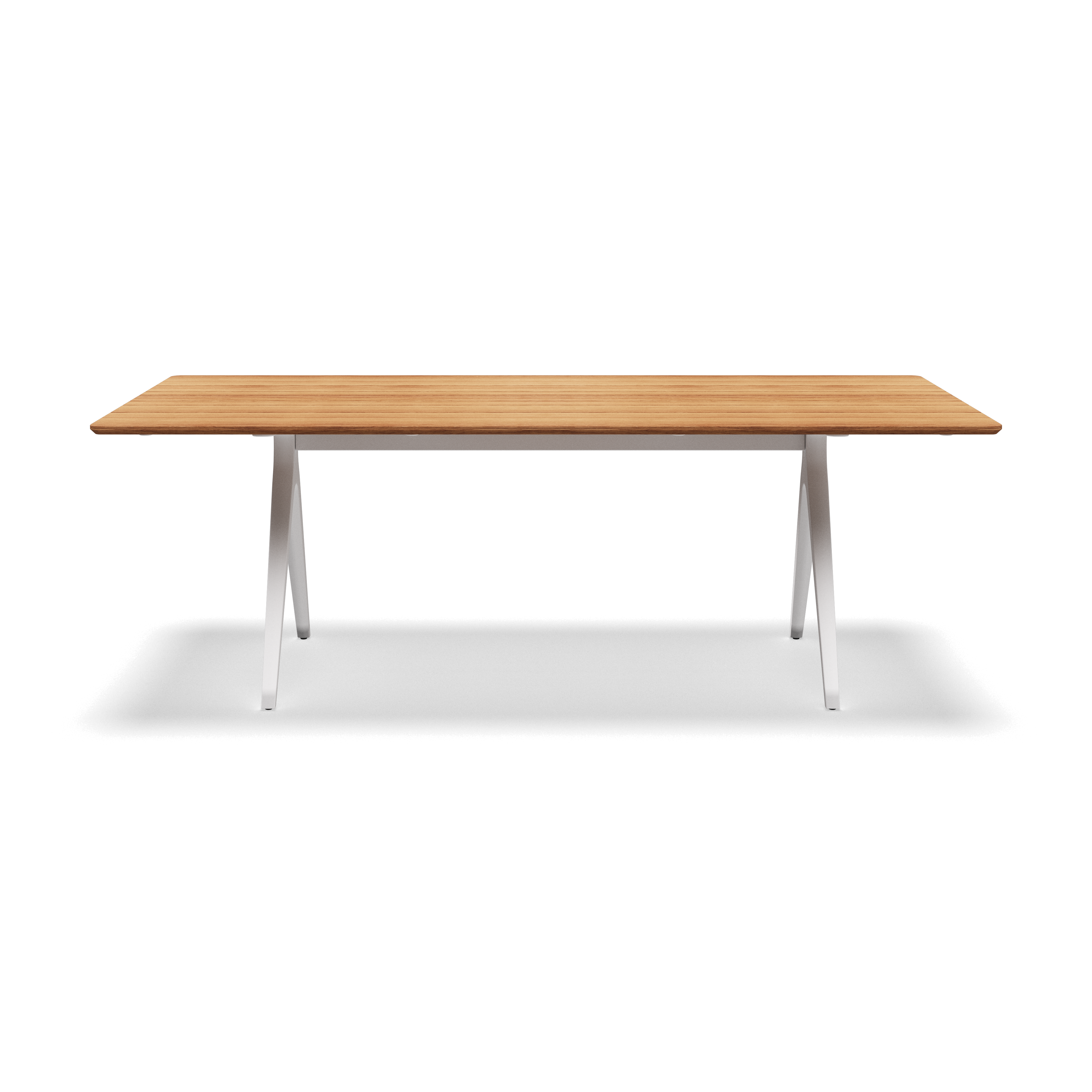 Gloster Split 220cm Dining Table with Teak Top