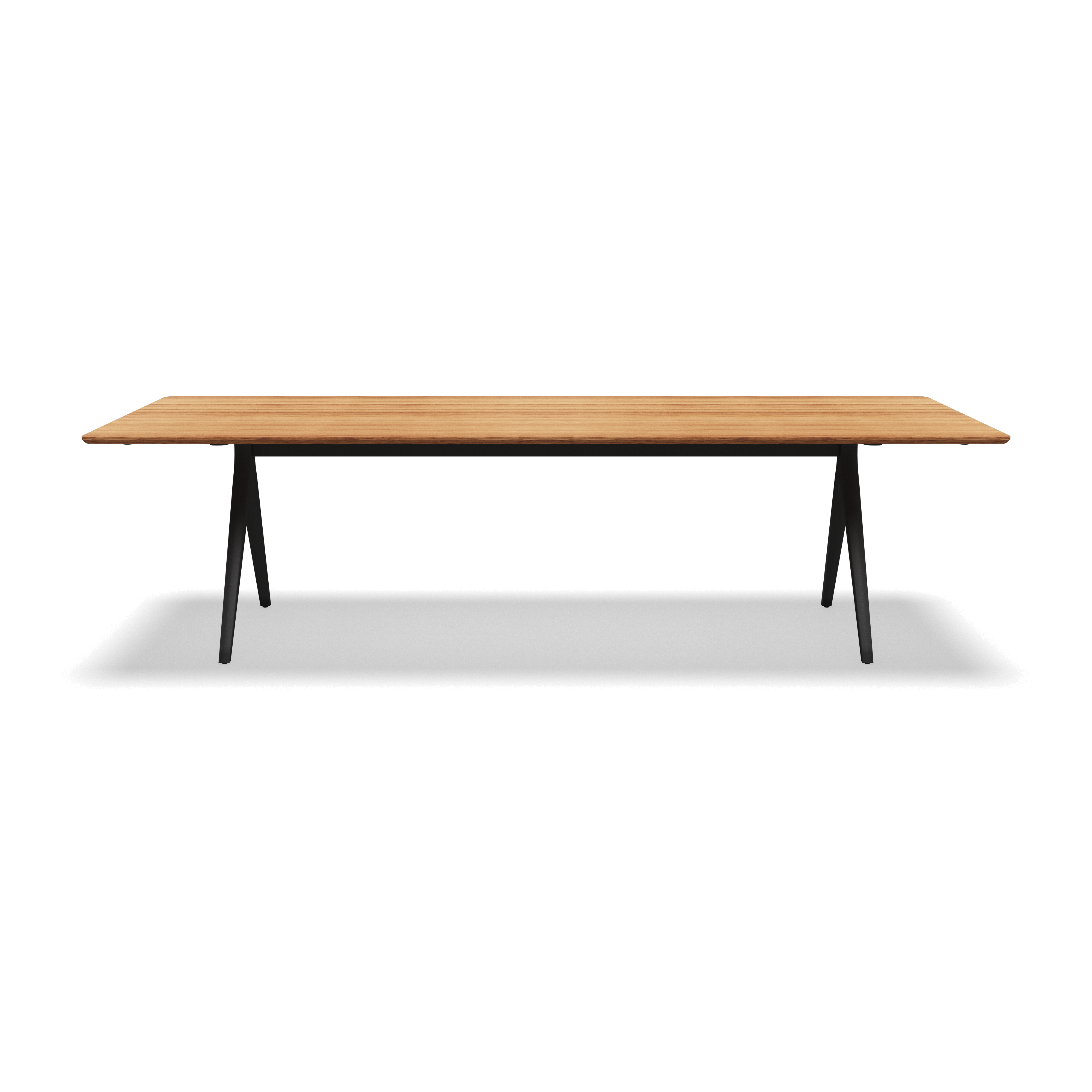 Gloster Split 280cm Dining Table with Teak Top