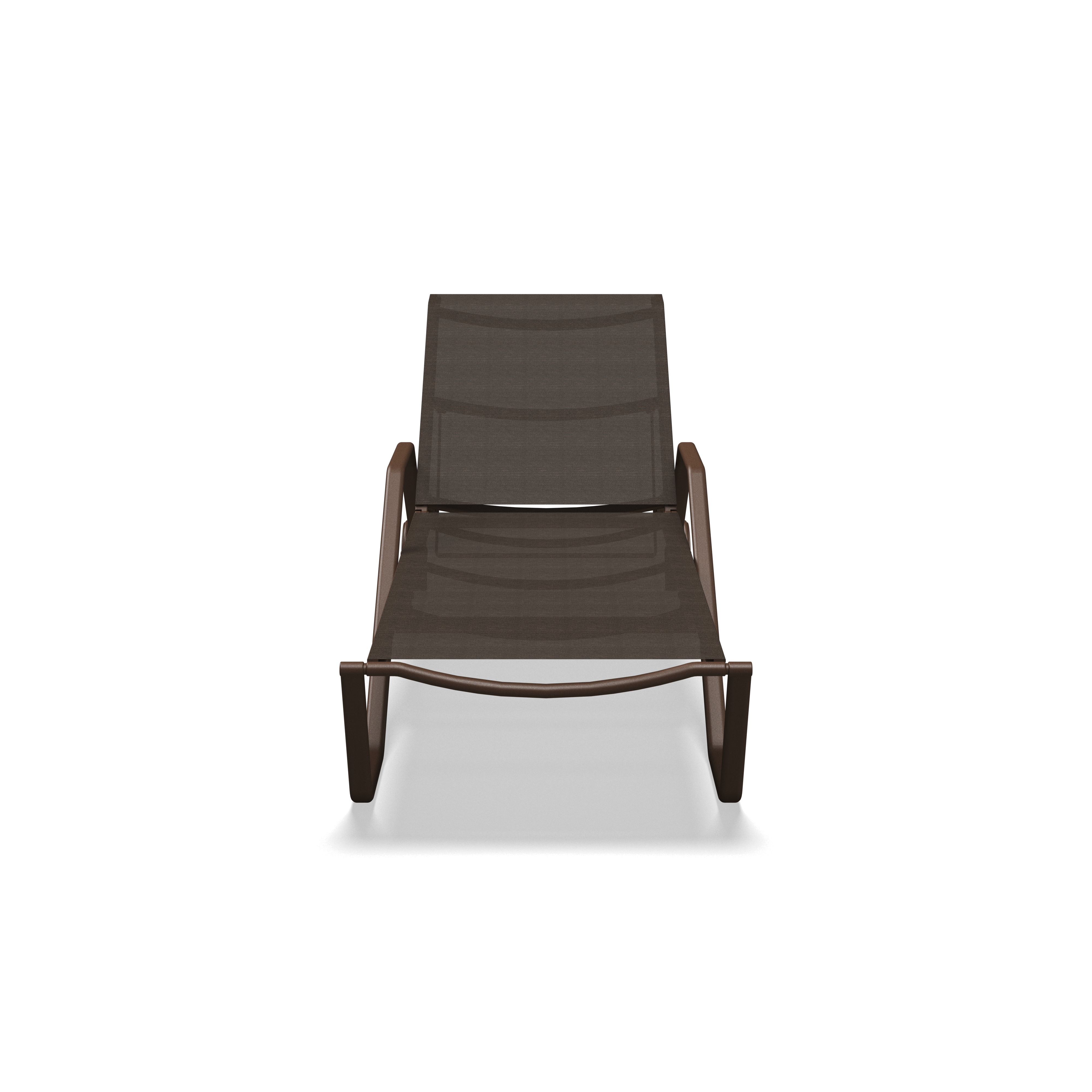 Gloster 180 Stacking Lounger with Aluminium Arms