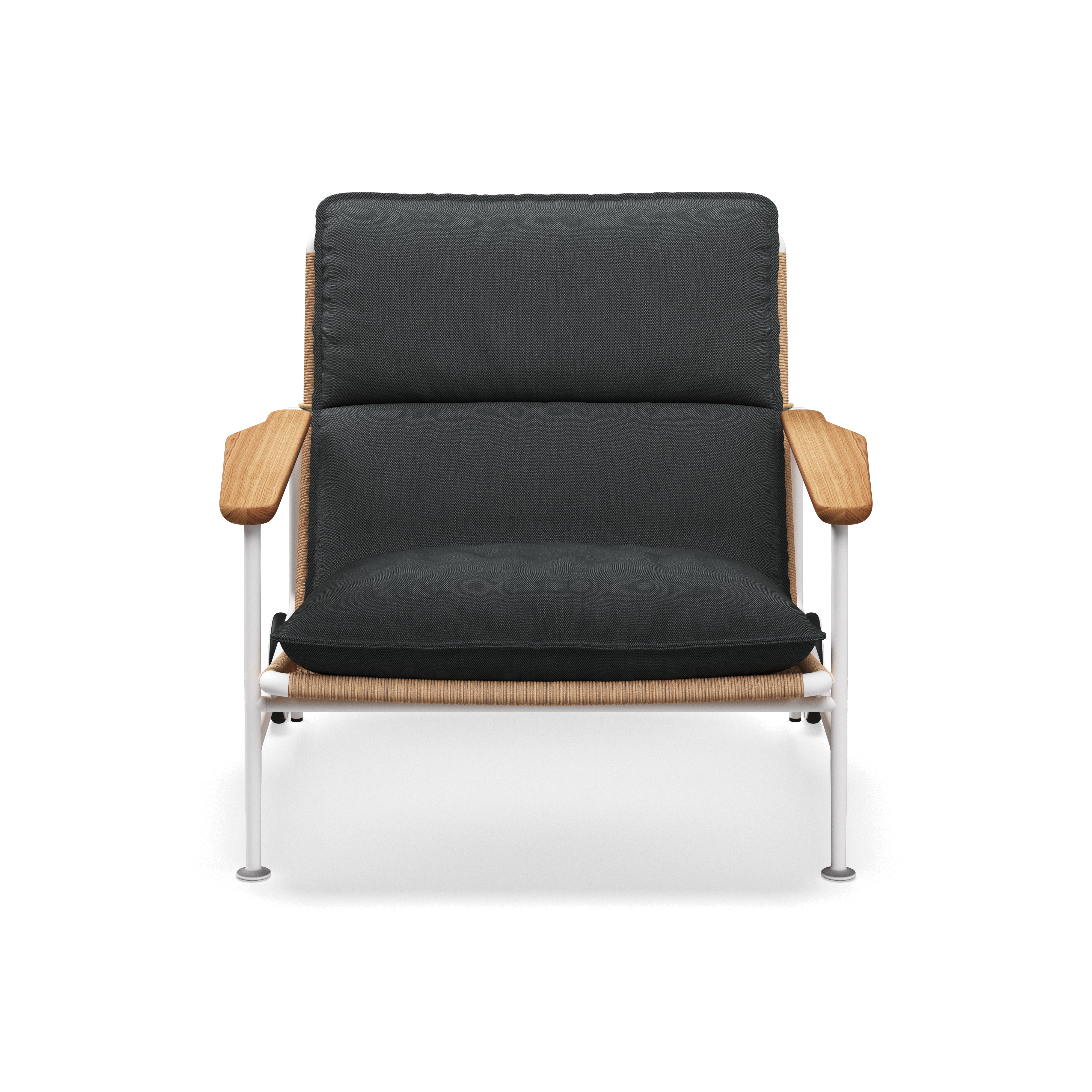 Gloster Zenith Lounge Chair with Teak Arms