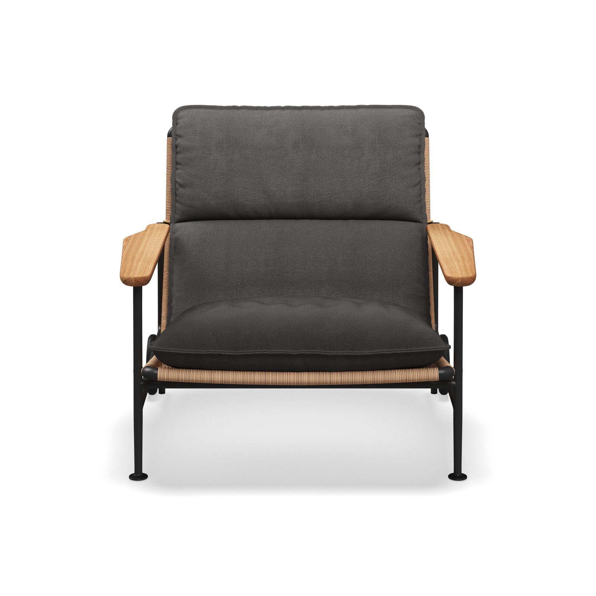Gloster Zenith Lounge Chair with Teak Arms