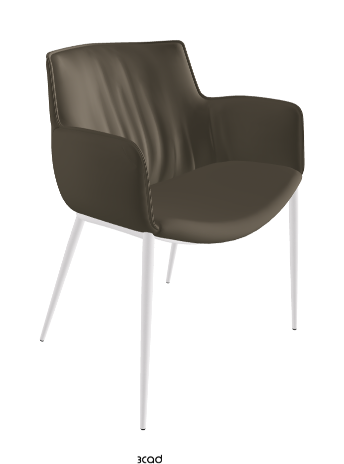 Rhonda Dining Armchair_Pearl Embossed_Synthetic Leather_Fango