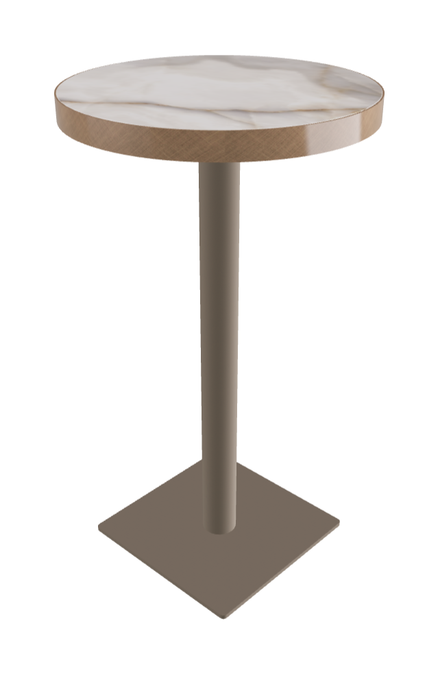 Diameter 60 x Height 105 cm_Alabastro_Titanium Embossed_Brushed Bronze