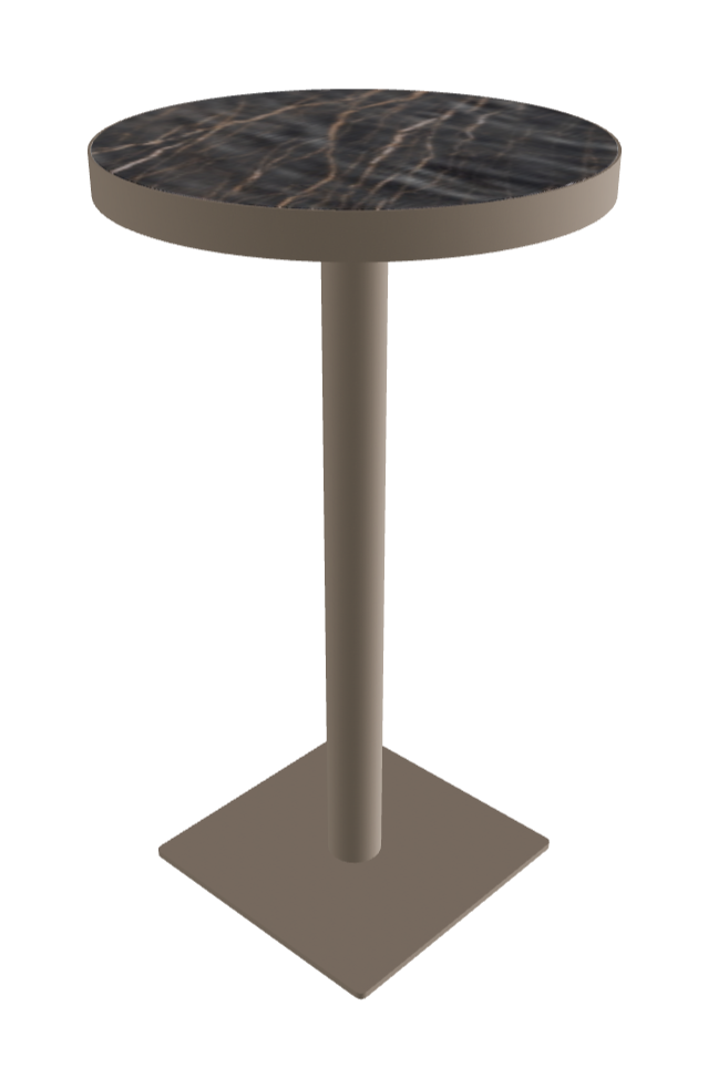 Diameter 60 x Height 105 cm_Matt Portoro_Titanium Embossed_Titanium Embossed