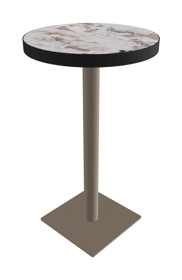 Diameter 60 x Height 105 cm_Makalu_Titanium Embossed_Black Embossed