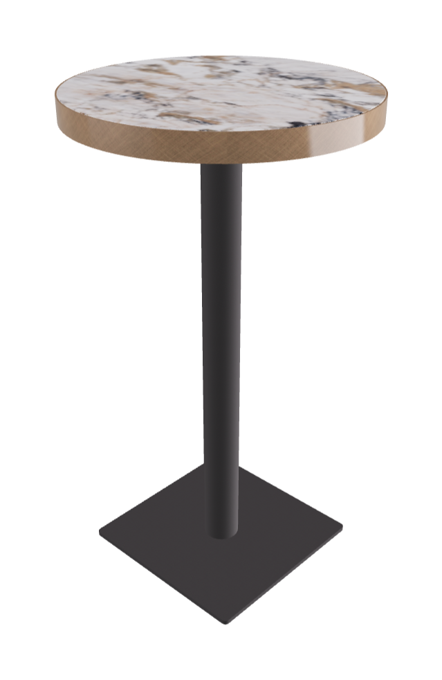 Diameter 60 x Height 105 cm_Makalu_Graphite Embossed_Brushed Bronze
