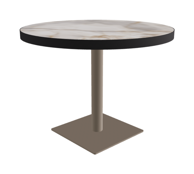 Diameter 99 x Height 75 cm_Alabastro_Titanium Embossed_Black Embossed
