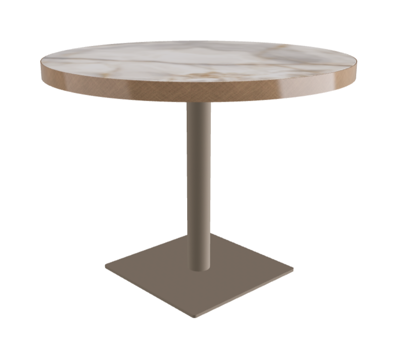 Diameter 99 x Height 75 cm_Alabastro_Titanium Embossed_Brushed Bronze