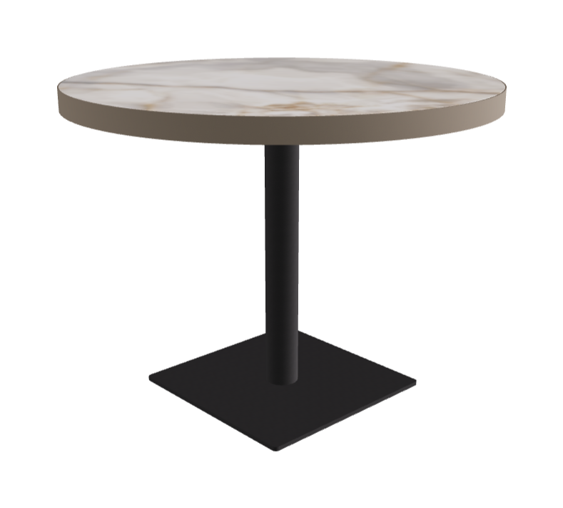 Diameter 99 x Height 75 cm_Alabastro_Black Embossed_Titanium Embossed
