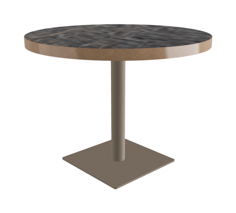 Diameter 99 x Height 75 cm_Matt Portoro_Titanium Embossed_Brushed Bronze
