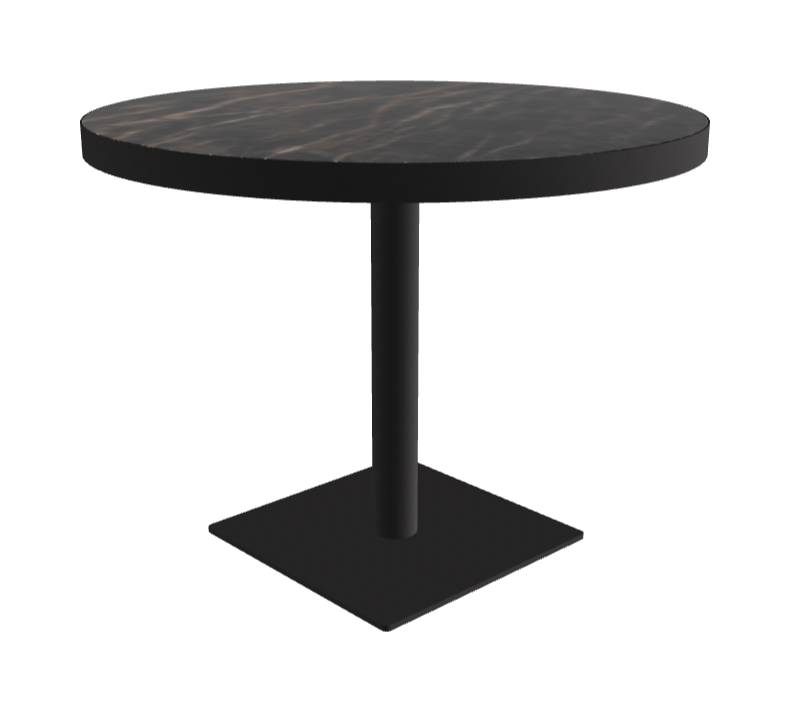Diameter 99 x Height 75 cm_Glossy Portoro_Black Embossed_Black Embossed