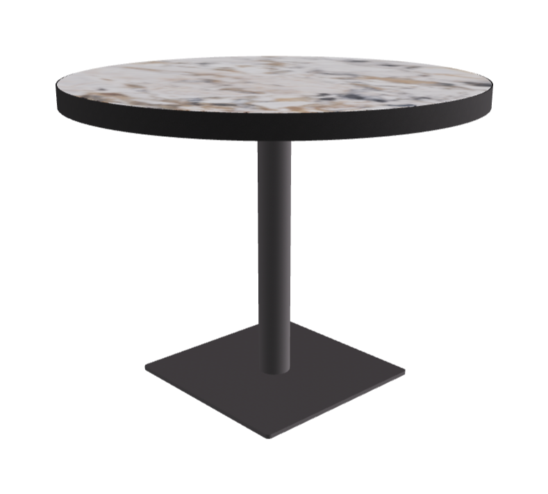 Diameter 99 x Height 75 cm_Makalu_Graphite Embossed_Black Embossed