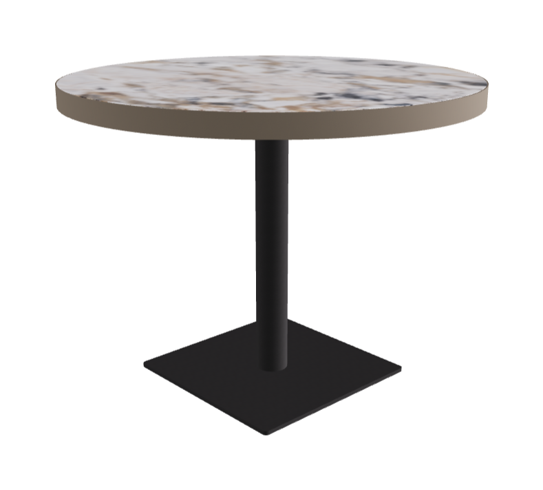 Diameter 99 x Height 75 cm_Makalu_Black Embossed_Titanium Embossed