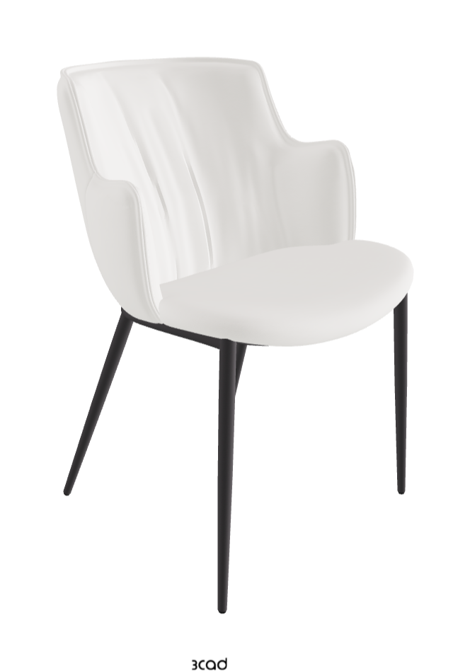 Rihanna ML Dining Armchair_Graphite Embossed_Soft Leather_Palladio