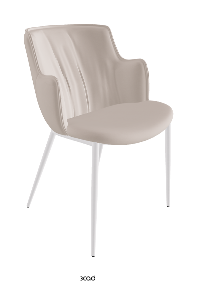 Rihanna ML Dining Armchair_Pearl Embossed_Soft Leather_Nymph