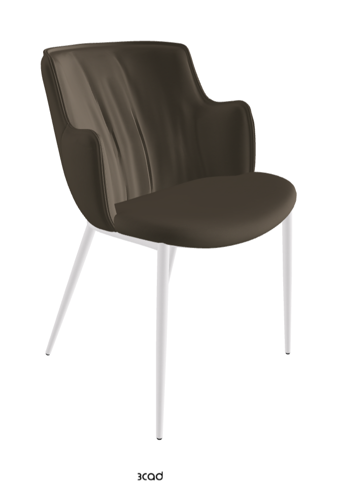 Rihanna ML Dining Armchair_Pearl Embossed_Soft Leather_Fango