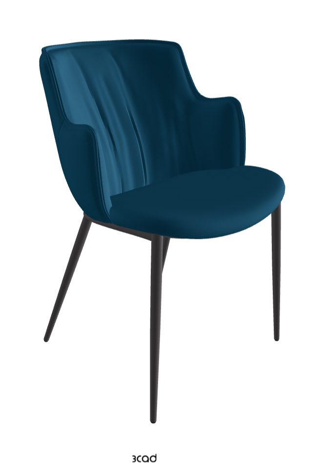 Rihanna ML Dining Armchair_Graphite Embossed_Soft Leather_Capri
