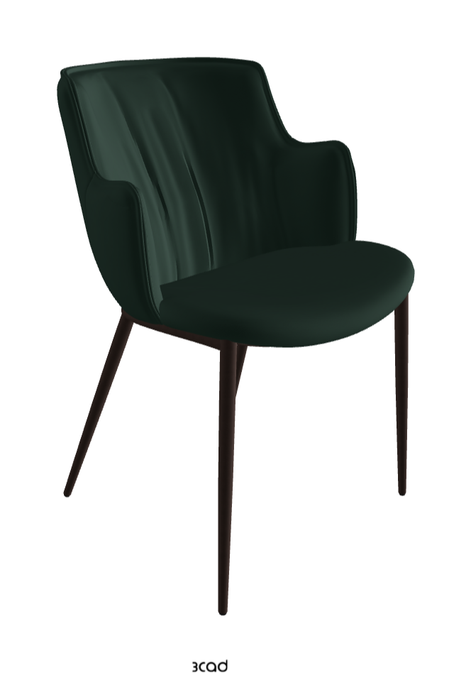 Rihanna ML Dining Armchair_Bronze Embossed_Soft Leather_Sherwood
