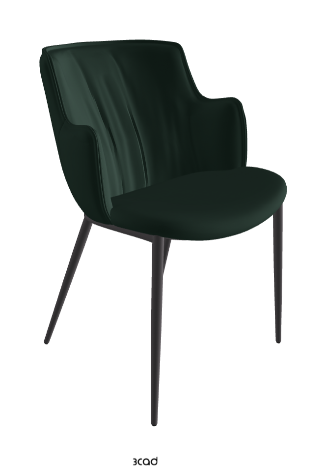 Rihanna ML Dining Armchair_Graphite Embossed_Soft Leather_Sherwood