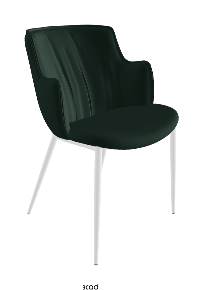 Rihanna ML Dining Armchair_Pearl Embossed_Soft Leather_Sherwood
