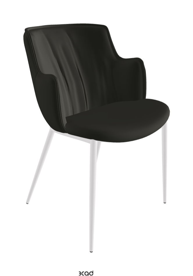 Rihanna ML Dining Armchair_Pearl Embossed_Synthetic Leather_London