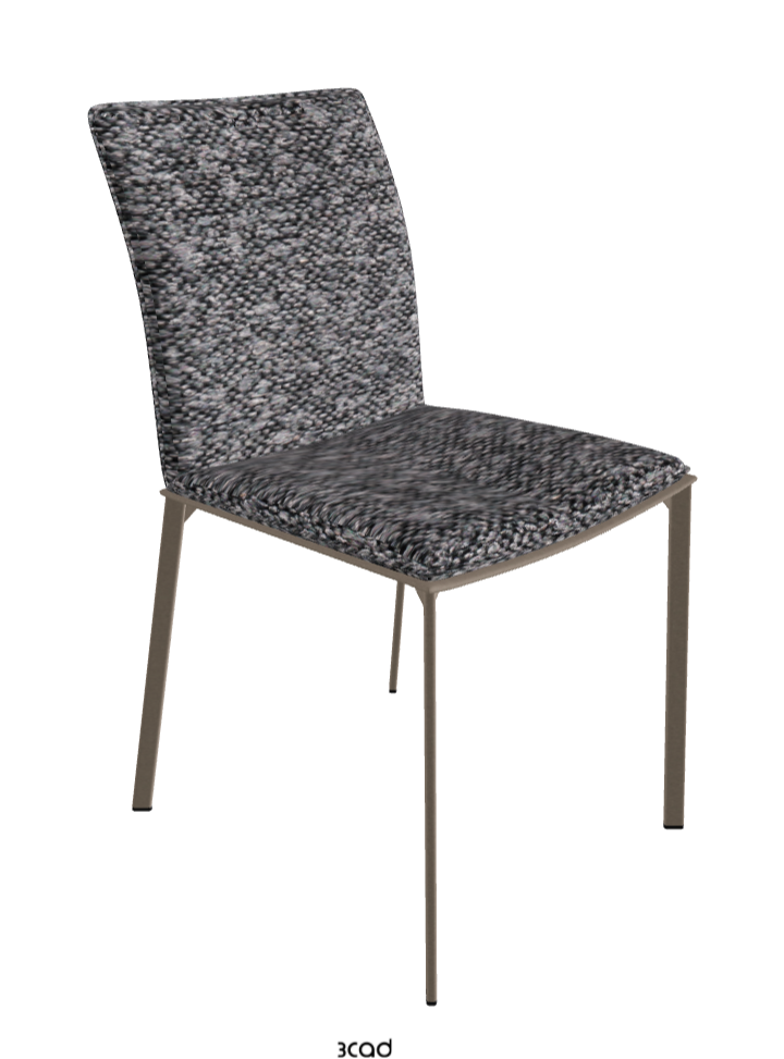 Rita Dining Chair_Titanium Embossed_Fabric_B244