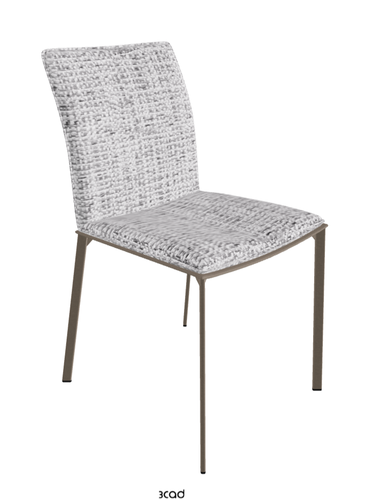 Rita Dining Chair_Titanium Embossed_Fabric_B811