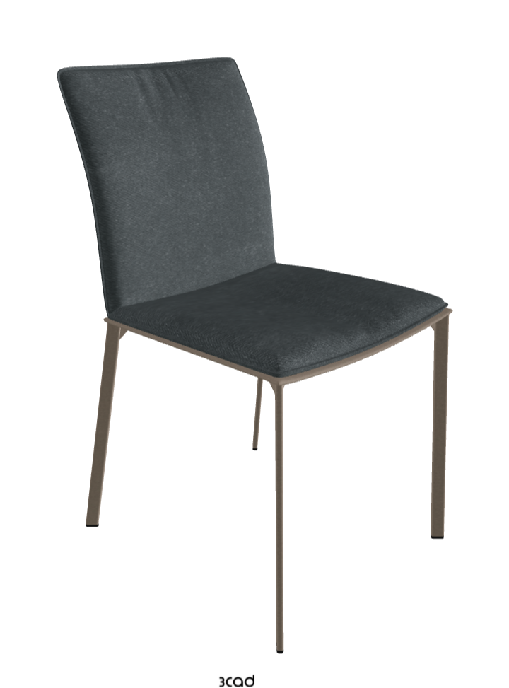 Rita Dining Chair_Titanium Embossed_Fabric_B927