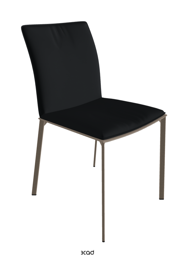 Rita Dining Chair_Titanium Embossed_Soft Leather_Atlantico