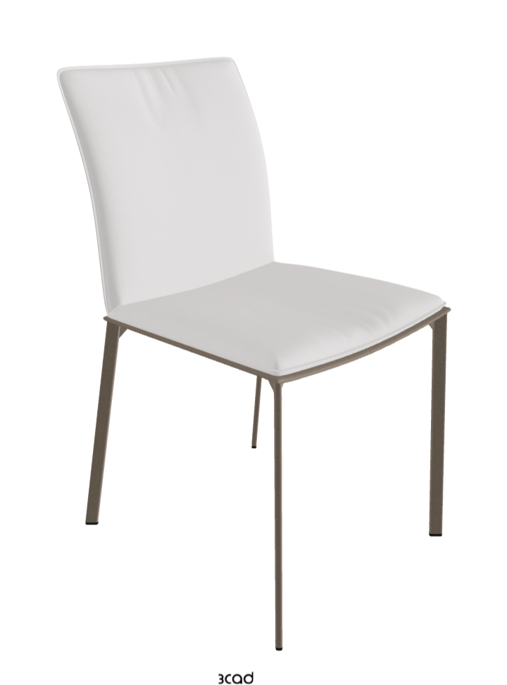 Rita Dining Chair_Titanium Embossed_Soft Leather_Canova