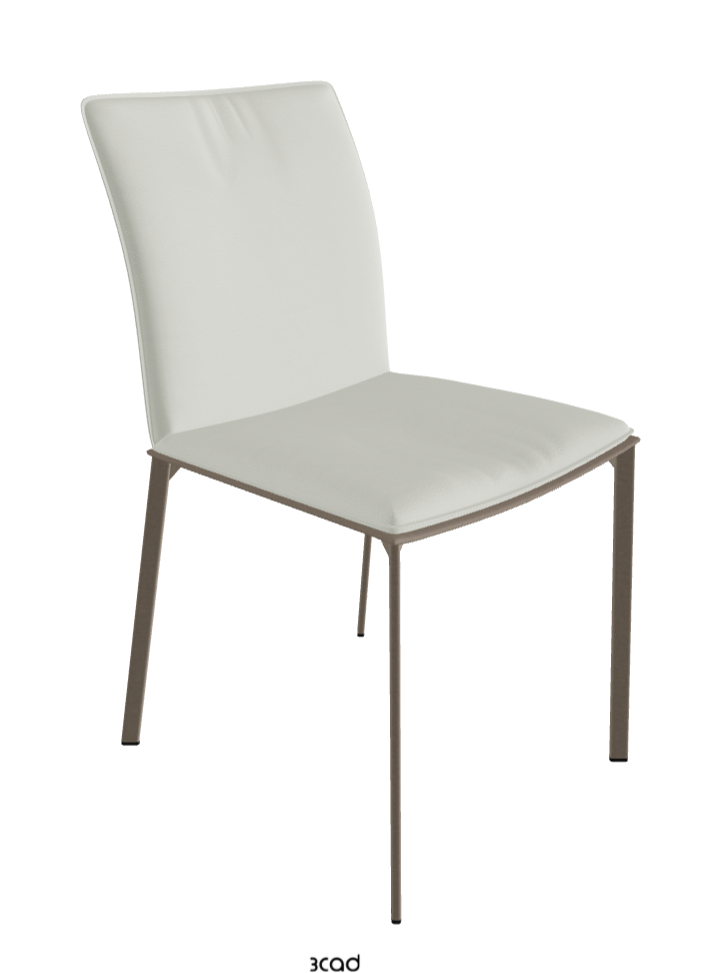 Rita Dining Chair_Titanium Embossed_Soft Leather_Artico