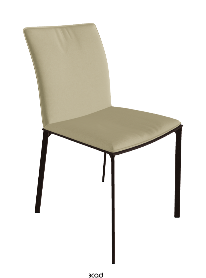 Rita Dining Chair_Bronze Embossed_Synthetic Leather_Canapa