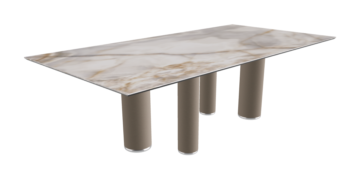 240x120x75h Rectangle Shaped_Alabastro_Titanium Embossed