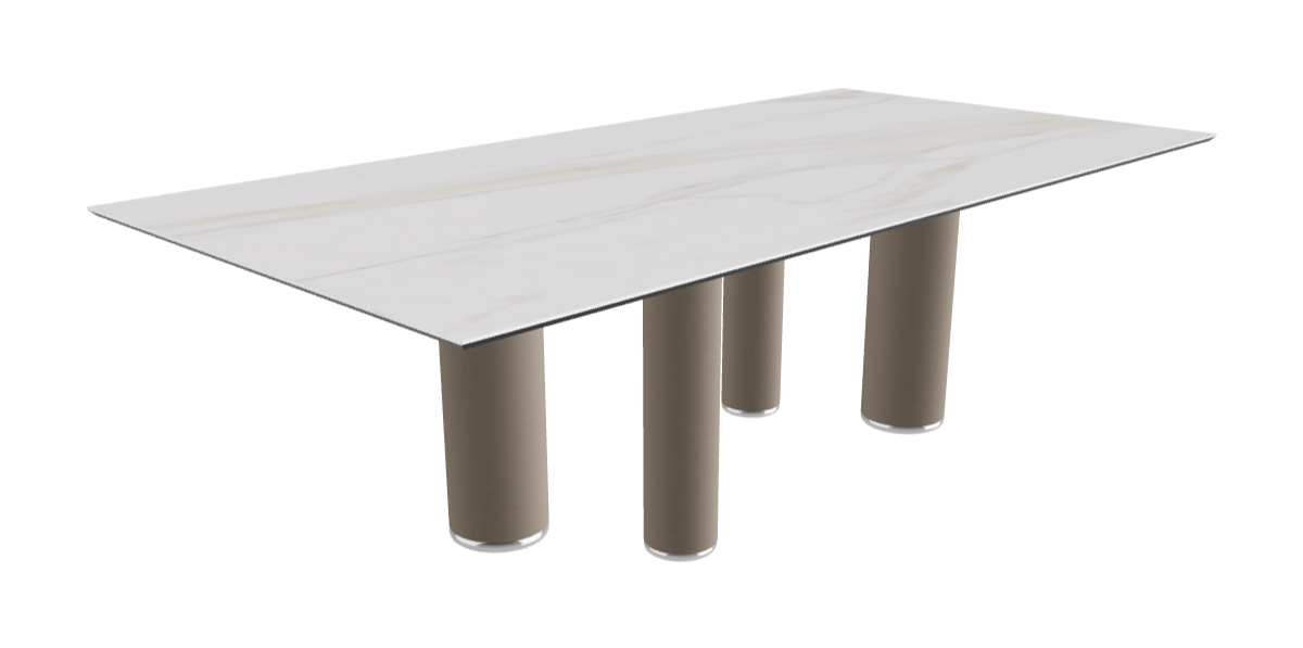 240x120x75h Rectangle Shaped_Matt Golden Calacatta_Titanium Embossed