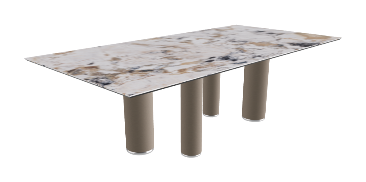 240x120x75h Rectangle Shaped_Makalu_Titanium Embossed