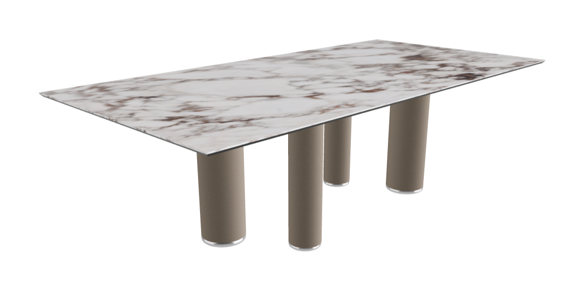 240x120x75h Rectangle Shaped_Breccia_Titanium Embossed