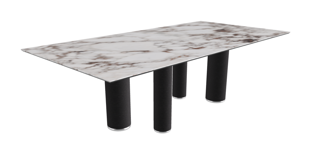 240x120x75h Rectangle Shaped_Breccia_Black Embossed