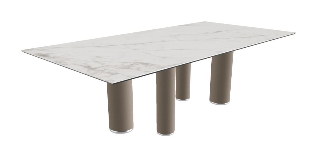 240x120x75h Rectangle Shaped_Matt Invisible_Titanium Embossed