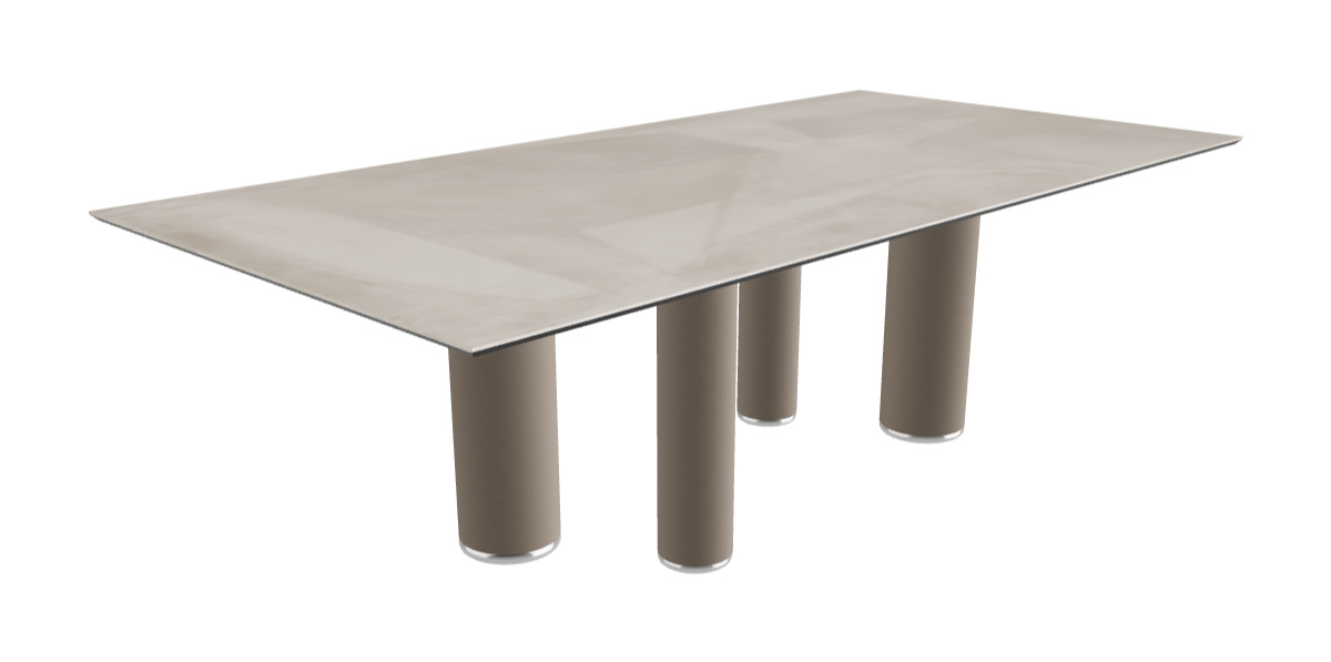 240x120x75h Rectangle Shaped_Luxor_Titanium Embossed